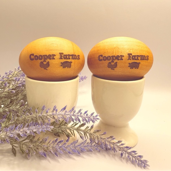 Personalized Wooden Eggs - Picture 9 of 16